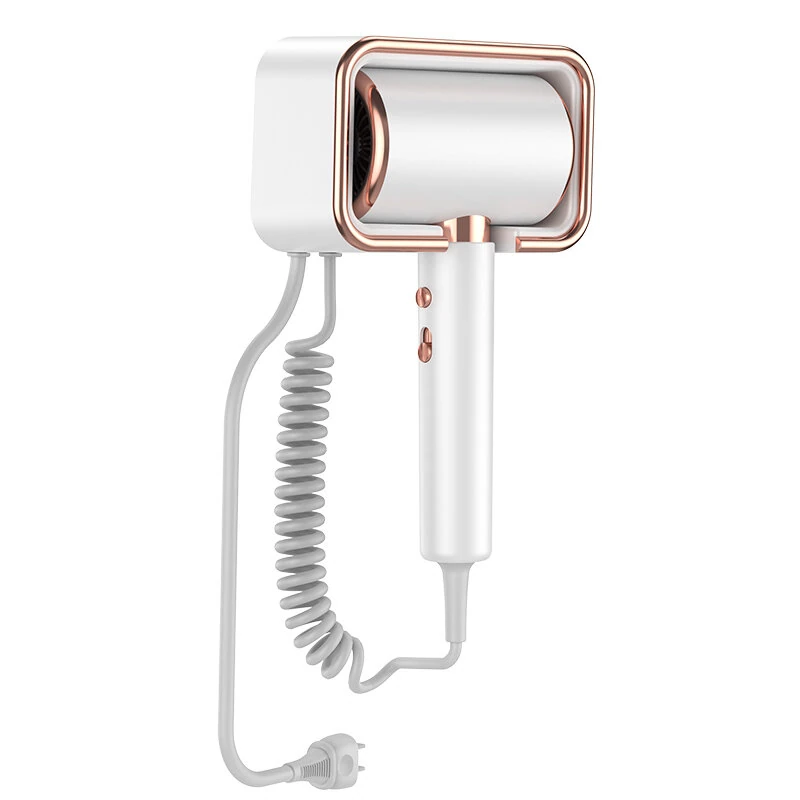 (image for) 2000W Powerful Ionic Wall-mounted Hair Dryer with Constant Temperature No Damage Hotel Hair Styling 3 Levels